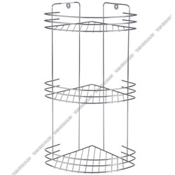 Полка настен 3-х ярус,углов. (19х19 h44см) борт 3п