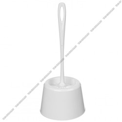 Ерш+подставка WC кругл "Rambai" светл.серый (d15,5