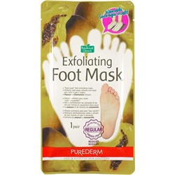 Маска отшелушивающая для ног Purederm Exfoliating Foot Mask