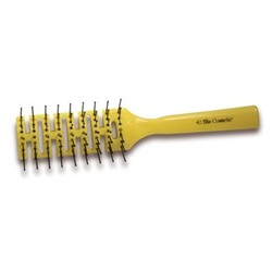 EC RBR 056 Щетка для сушки волос с круглыми наконечниками 7 рядов жёлтая