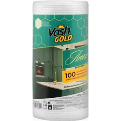 Многоразовые салфетки для уборки Люкс, Vash Gold, 100 листов по 24*24,5 см