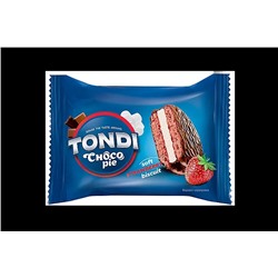 «Tondi», choco Pie клубничный, 30 г