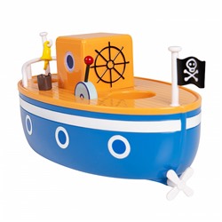 Свинка Пеппа. Игровой набор для ванны "Корабль дедушки Пеппы".TM Peppa Pig