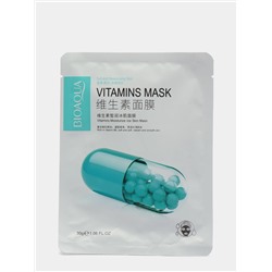 Тканевая маска для лица BIOAQUA Vitamin mask, 30 гр.