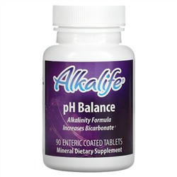 Алкалайф, pH Balance, 90 таблеток, покрытых кишечнорастворимой оболочкой