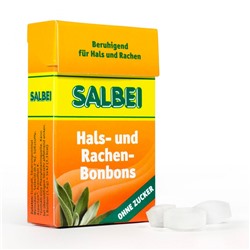 Salbei (Салбай) Hals- und Rachenbonbons – ohne Zucker 40 г