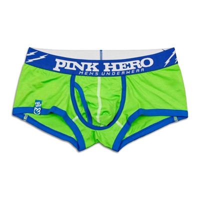 Мужские укороченные боксеры Pink Hero зеленые Devil PH1226-4