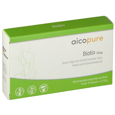 aicopure (аикопьюр) Biotin 150 µg 30 шт