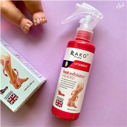 Отшелушивающий спрей для ног Rako Foot Exfoliator Vitamin E 150мл