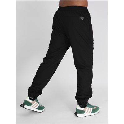 Утепленные спортивные брюки мужские черного цвета 882198Ch