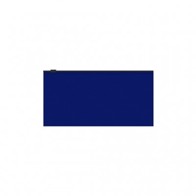 Папка на молнии Zip 255*130мм 180мкм Travel Diamond Total Blue, синяя, непрозрачная, текстура поверх