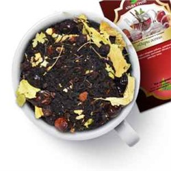 Чай черный "Дары осени" Черный чай с ягодами рябины, шиповника и боярышника, кусочками яблока и цветами липы. 968
