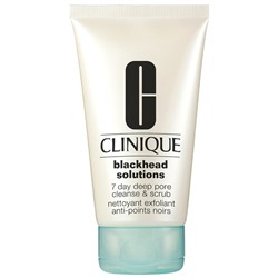 Clinique Blackhead Solutions 7 Day Deep Pore Cleanse & Scrub 125ml  Blackhead Solutions 7-дневный скраб для глубокого очищения пор 125 мл