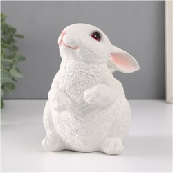 Копилка  "Кролик №3 Белый (лапки вниз)" высота 16 см, ширина 10,5 см, длина 12,5 см МИКС