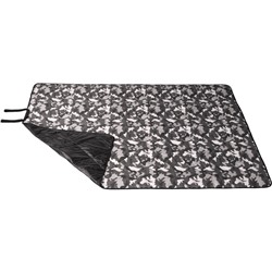 Плед для пикника «Чёрно-белый камуфляж», размер 140x170 см