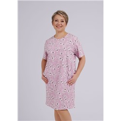 Платье женское для дома ТаТ LDR24-121у св.розовый/св.фиолетовый