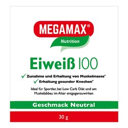 MEGAMAX (МЕГАМАКС) Basic & Active Eiweiss 100 Geschmack Neutral 30 г