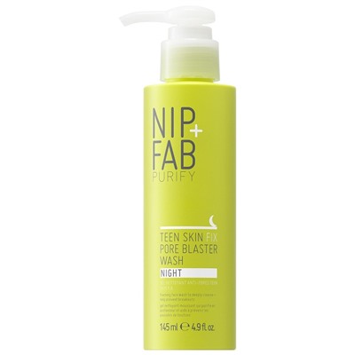 Nip + Fab Teen Skin Fix Pore Blaster Wash Night Reinigungsschaum Reinigung & Toner, 145 мл