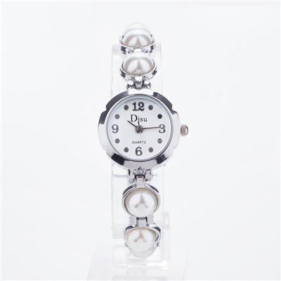 Подарочный набор 2 в 1 "Disu": наручные часы и браслет, d=1.8 см