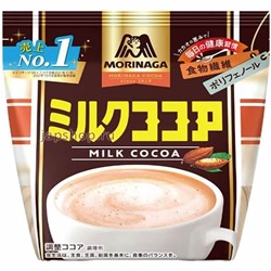 Morinaga Milk Cocoa Какао растворимое с молоком, мягкая упаковка, 240 гр(4902888548833)