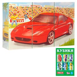 Кубики в картинках 6шт Модели автомобилей-2 00821 /32/ в Краснодаре