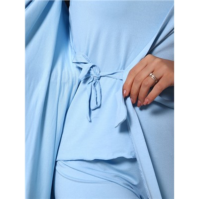 Комплект халат+пижама_7060/голубой