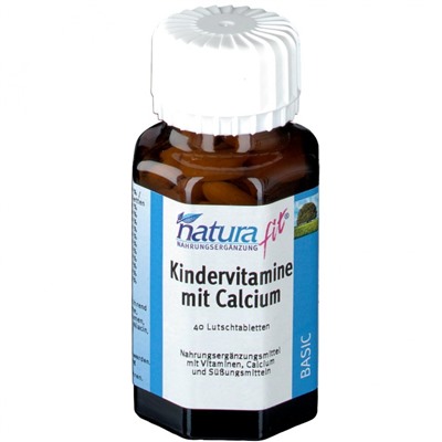 naturafit (натурафит) Kindervitamine mit Calcium 40 шт