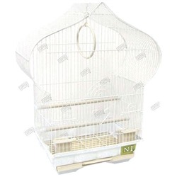 Клетка для птиц пагода комплектованная, 30*22,5*50см, №1 ДКп102