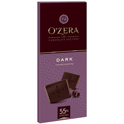 «OZera», шоколад горький Dark, 90 г