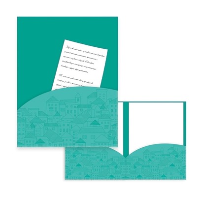 Папка для документов пластиковая, формат А4, 180 мкм, зеленый 48298
