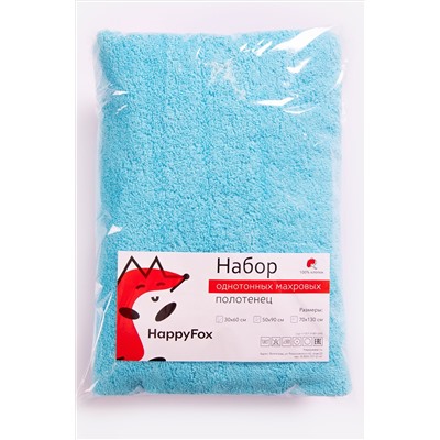 Набор для ванны из 3х махровых полотенец Happy Fox Home