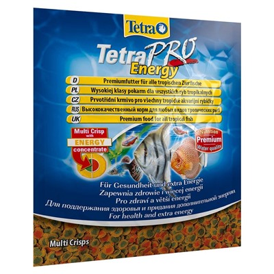 Корм для рыб TetraPro Energy для всех видов рыб 12г пакет Tetra 149335