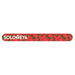 Solomeya. Пилка для натуральных и искусственных ногтей Земляничный шейк 180-220