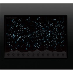 Карта настенная.Звёздное небо/Созвездия (90х60 см) светящаяся в темноте