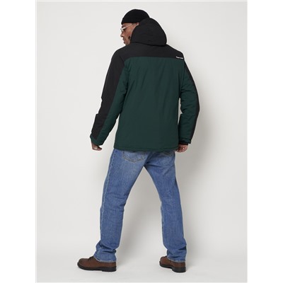 Горнолыжная куртка мужская темно-зеленого цвета 88814TZ
