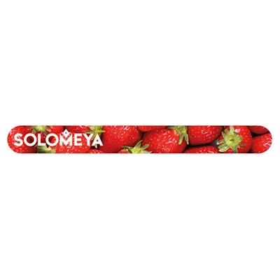Solomeya. Пилка для натуральных и искусственных ногтей Клубничный смузи 180-220