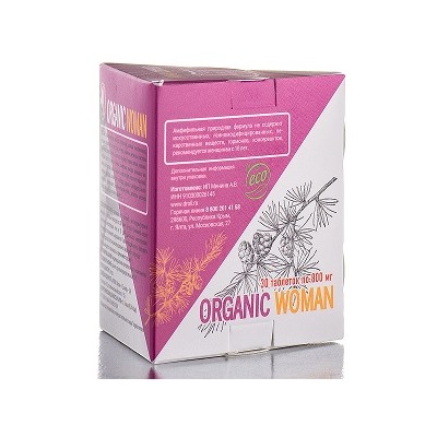 ORGANIC WOMAN 30 таблеток по 800 мг Doctor Oil