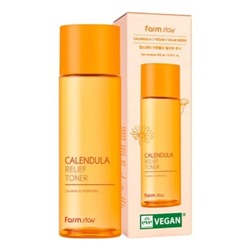 Тонер для лица с экстрактом календулы FarmStay Calendula Relief Toner