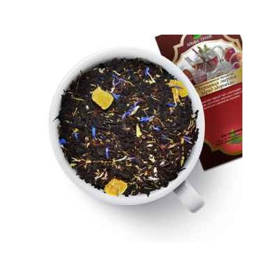 Чай черный "Активная энергия. Заряд здоровья" Черный чай с эхиноцеей, чабрецом, кусочками персика и лепестками василька с ароматом персика. 807