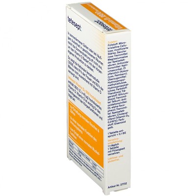 tetesept (тетесепт) Vitamin D3 1800 50 шт