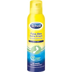 Scholl Fuss Deo Extra Frisch, Дезодорант Антиперсперант для Ног Экстра Свежесть на Целый День150 мл