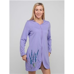 Фиолетовый халат на молнии "Лаванда" женский (12506)