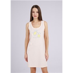 Сорочка ночная женская CLE LS24-1102/1 розовый/молочный