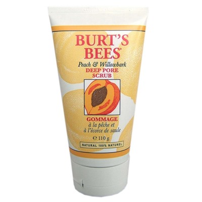 Burt's Bees Gesichtspeeling mit Pfirsich & Weidenrinde  Скраб для лица с персиком и корой ивы