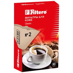 Filtero фильтры для кофе, №2/80, коричневые