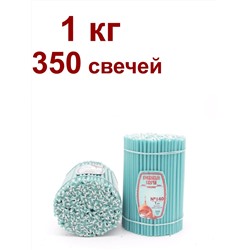Восковые свечи ГОЛУБЫЕ пачка 1 кг № 140