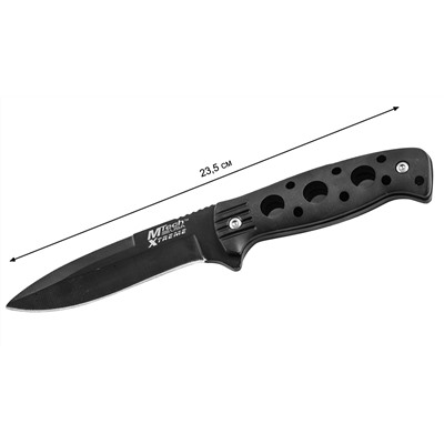 Тактический нож Mtech Xtreme Fixed Blade 440C BL (Отличный нож с фиксированным клинком из прочной углеродистой стали. Держит заточку при активной эксплуатации в лесу и в быту. Экстремально низкая цена по акции!) №337 *
