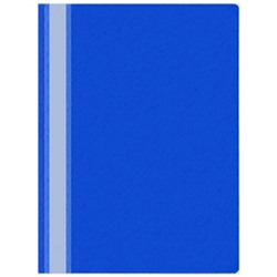Папка-скоросшиватель А4 100/120мкм синяя, 3шт, текстура поверхности - песок