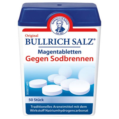 Bullrich Соль Антацидные таблетки gegen Sodbrennen, 50 шт