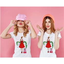 Женская футболка YanaPletneva - Новогодние украшения
